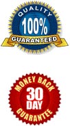100% Quality Guaranteed, 30 Day Money Back Guarantee